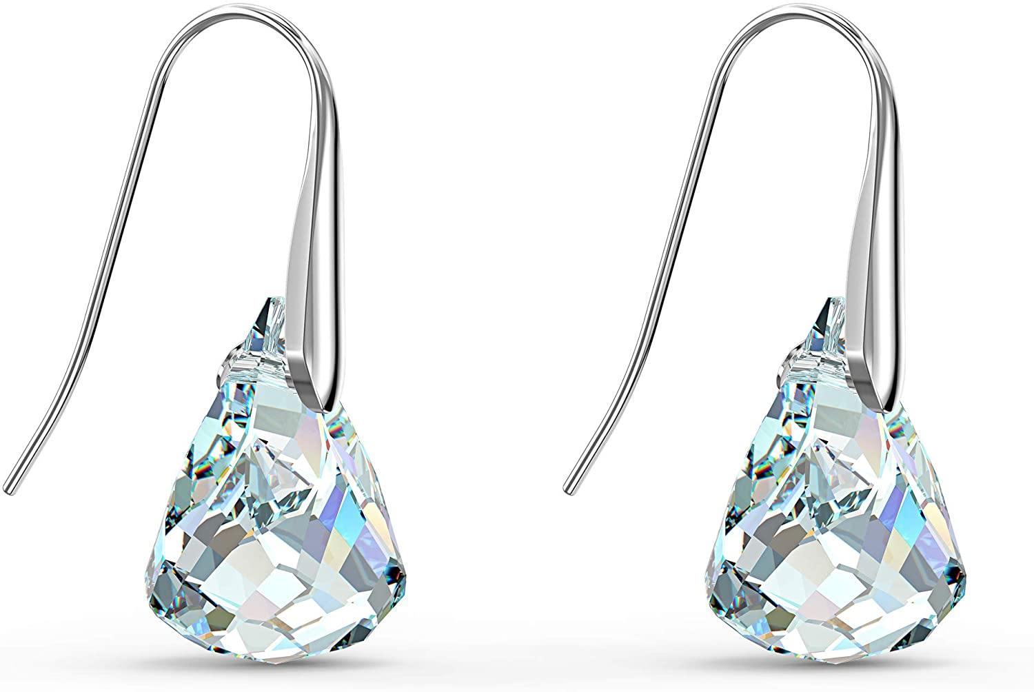 SWAROVSKI Women's Spirit Necklace & Earrings Clear White Brilliant Faceted Crystal Jewelry Collection - JOY2ESpree
