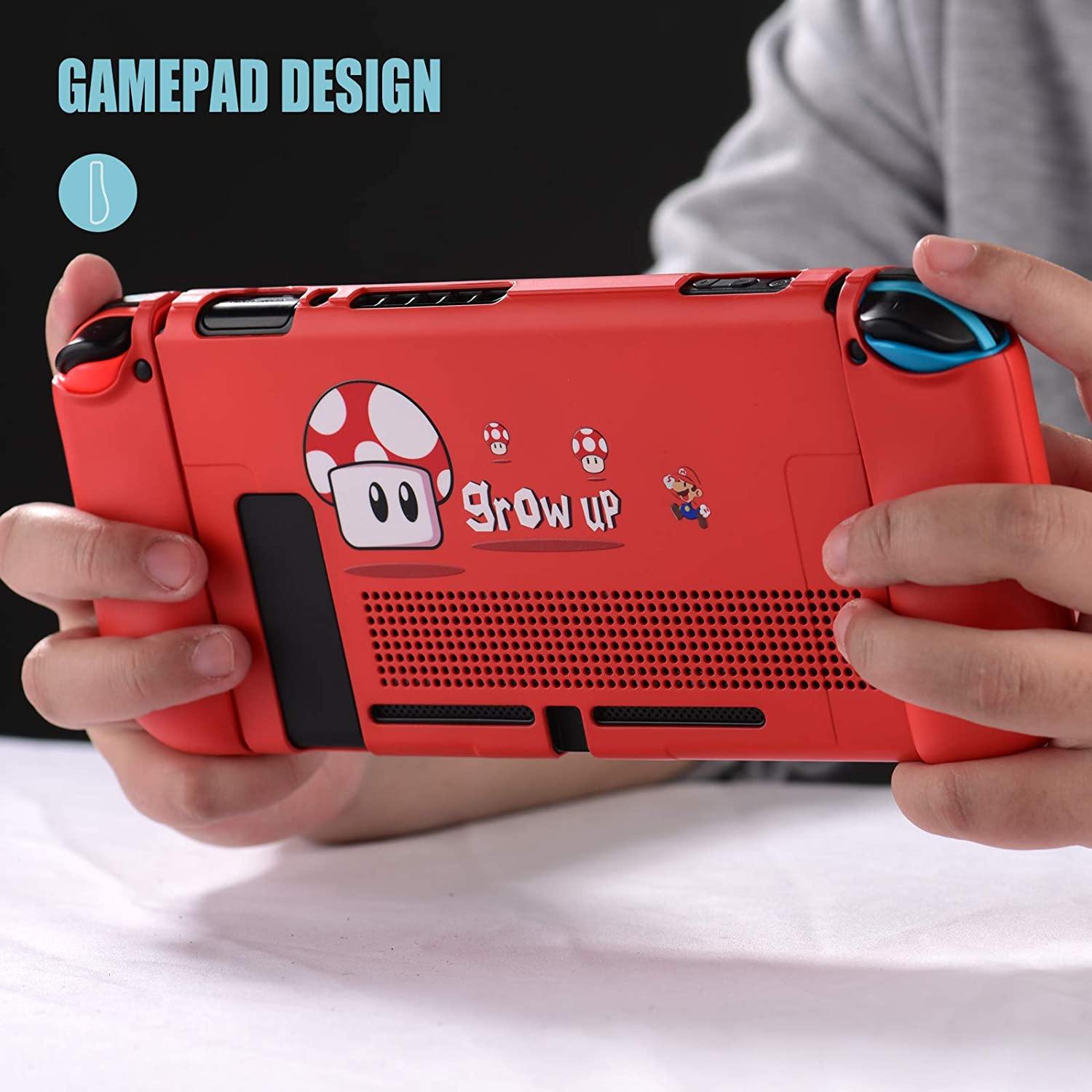 UYIYE Case for Switch - Protective Hard Case for Switch- Dockable TPU Shell Cover for Handheld Video Game Controller - Case Cover for Switch - JOY2ESpree