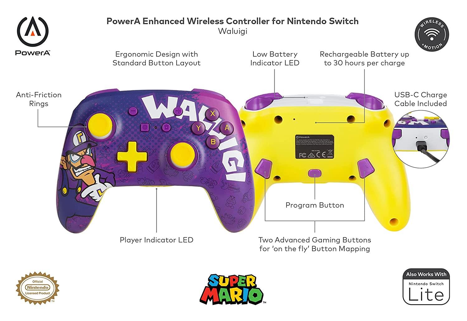 PowerA Enhanced Wireless Controller for Nintendo Switch - JOY2ESpree