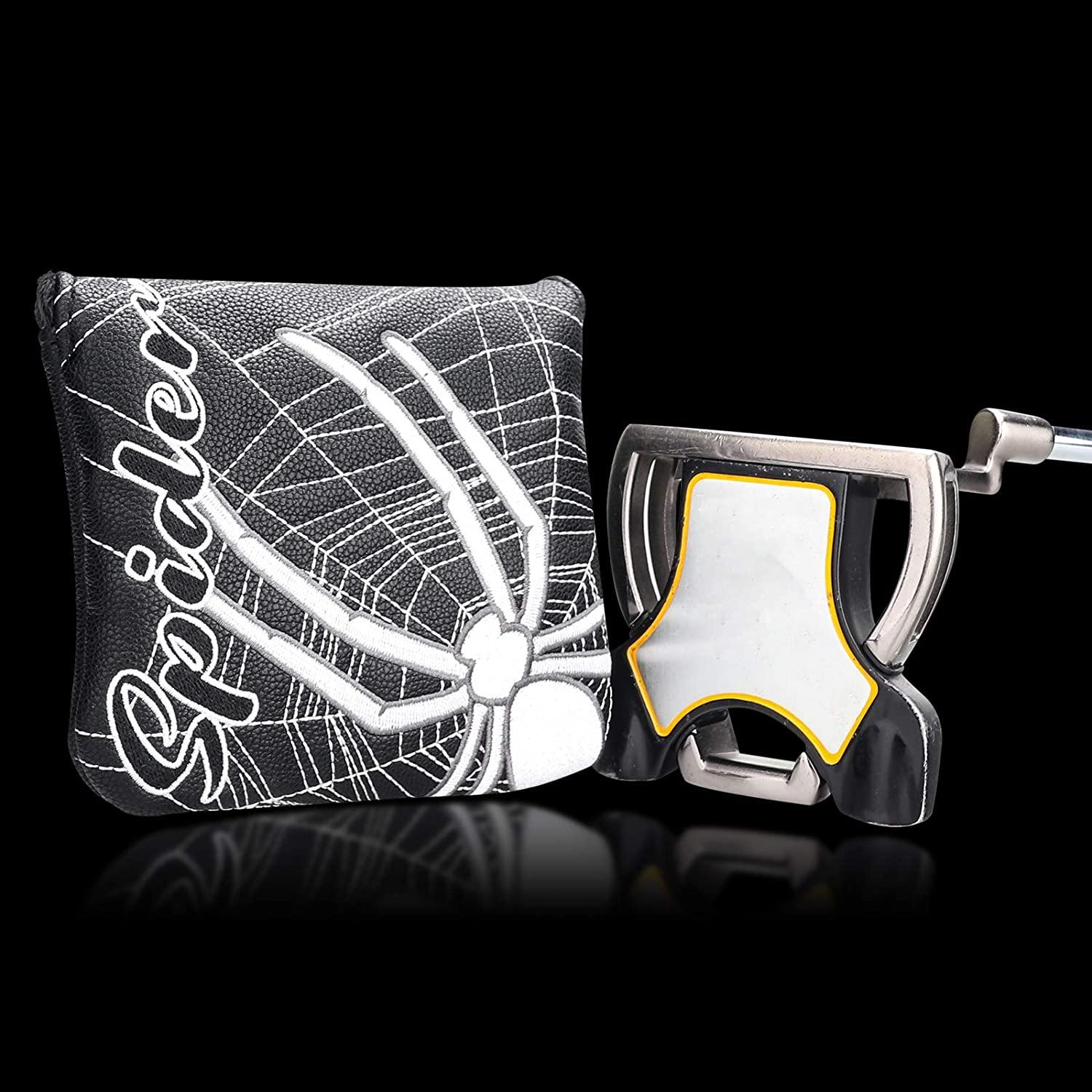 caiobob mytag Golf Mallet Putter Spider X Headcover with Hoop&Loop Closure - JOY2ESpree