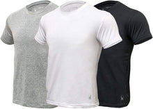 
                        
                          Load image into Gallery viewer, Spyder Crew Neck Mens Undershirts/Ultra Soft 95% Cotton Stretch T-Shirt
                        
                      
