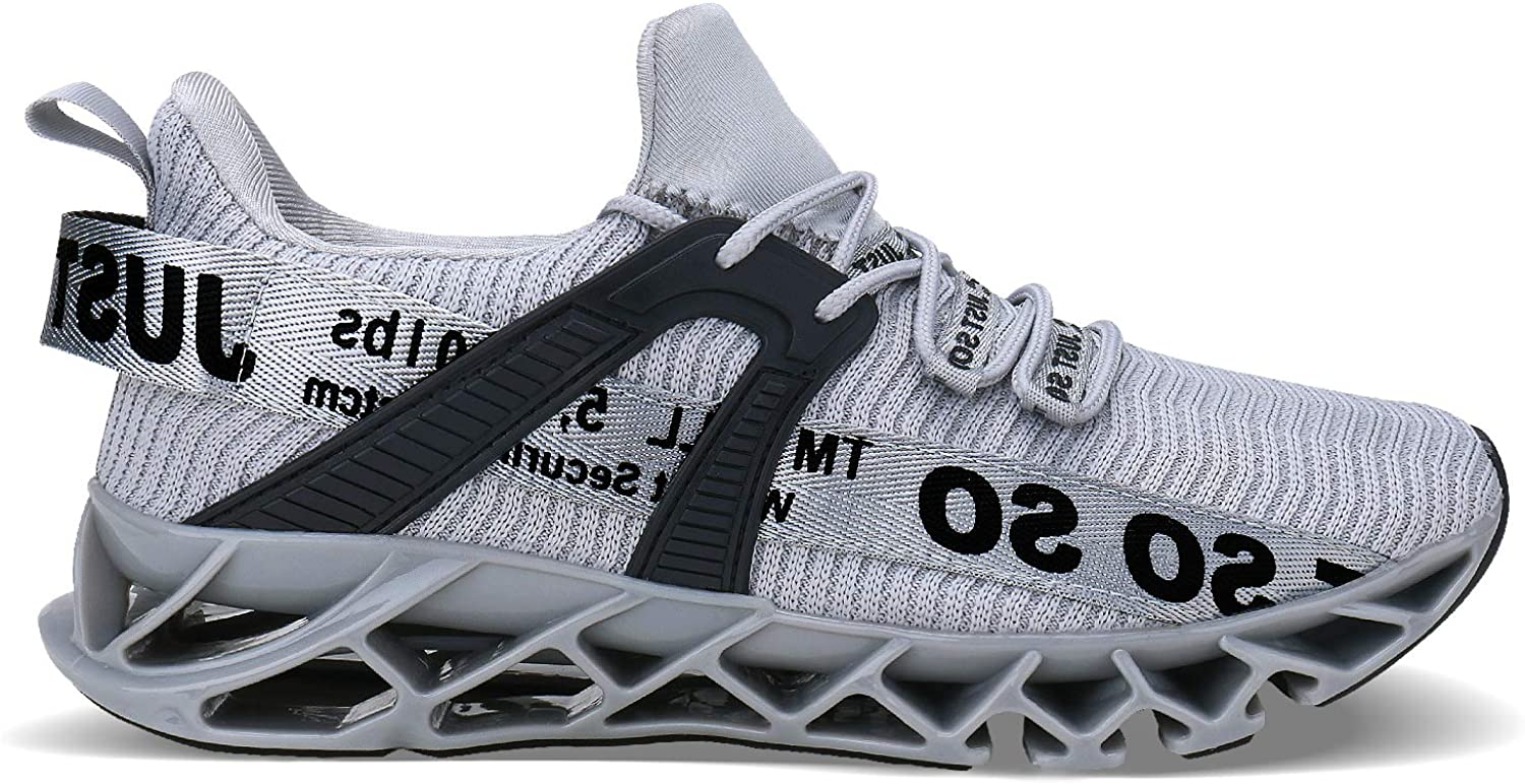 UMYOGO Mens Athletic Walking Blade Running Tennis Shoes Fashion Sneakers
