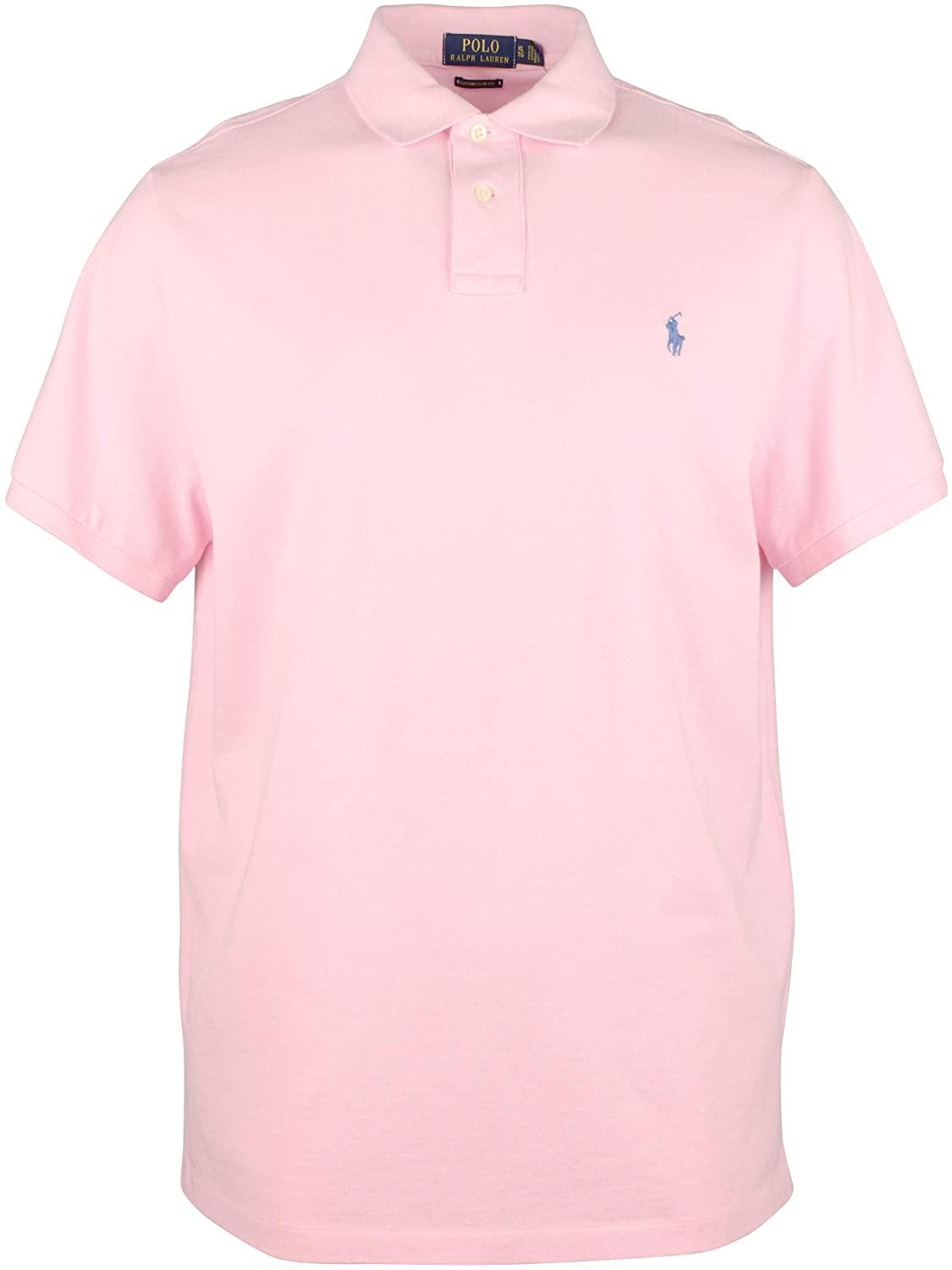 Polo RL Men's Custom Slim Fit Mesh Pony Shirt