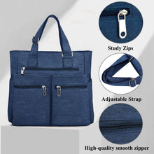 
                        
                          將圖片載入圖庫檢視器 Canvas Tote Bag Waterproof Nylon Multi Pocket Shoulder Bags Laptop Work Bag Teacher Purse and Handbags for Women &amp; Men
                        
                      