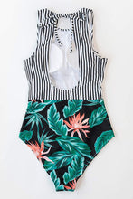 
                        
                          將圖片載入圖庫檢視器 CUPSHE Women's Striped Leafy One Piece Swimsuit
                        
                      