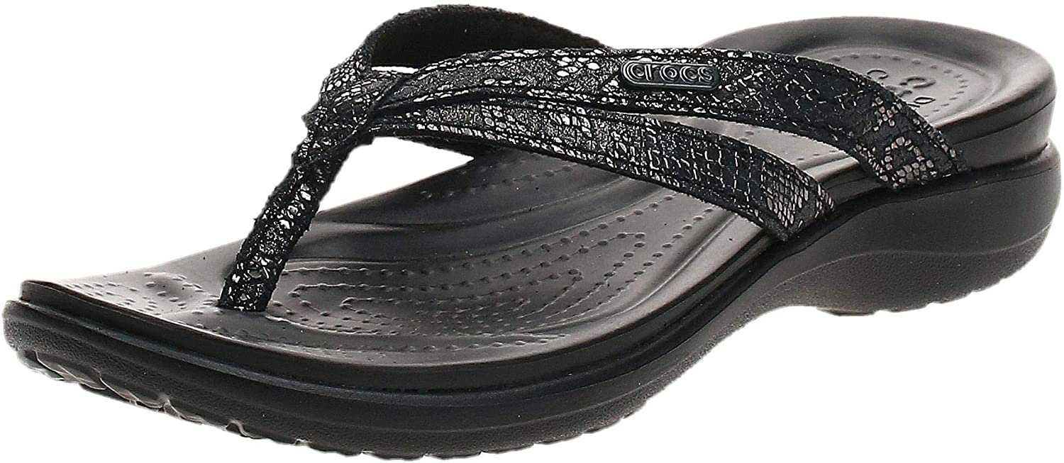 Crocs Women's Capri Strappy Flip Flop | Casual Comfortable Sandals