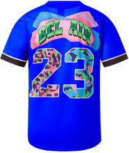
                        
                          Muat gambar ke penampil Galeri, MOLPE 90s Hip Hop Clothing for Men and Women, Unisex Bel Air 23 Baseball Jersey, Mens Printed Urban Shirts for Party
                        
                      