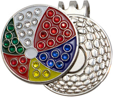 
                        
                          Cargar imagen en el visor de la galería, DA VINCI Magnetic Golf Hat Clip with 1 Inch Bling Metal Golf Ball Marker - JOY2ESpree
                        
                      