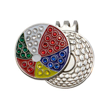 
                        
                          Cargar imagen en el visor de la galería, DA VINCI Magnetic Golf Hat Clip with 1 Inch Bling Metal Golf Ball Marker - JOY2ESpree
                        
                      