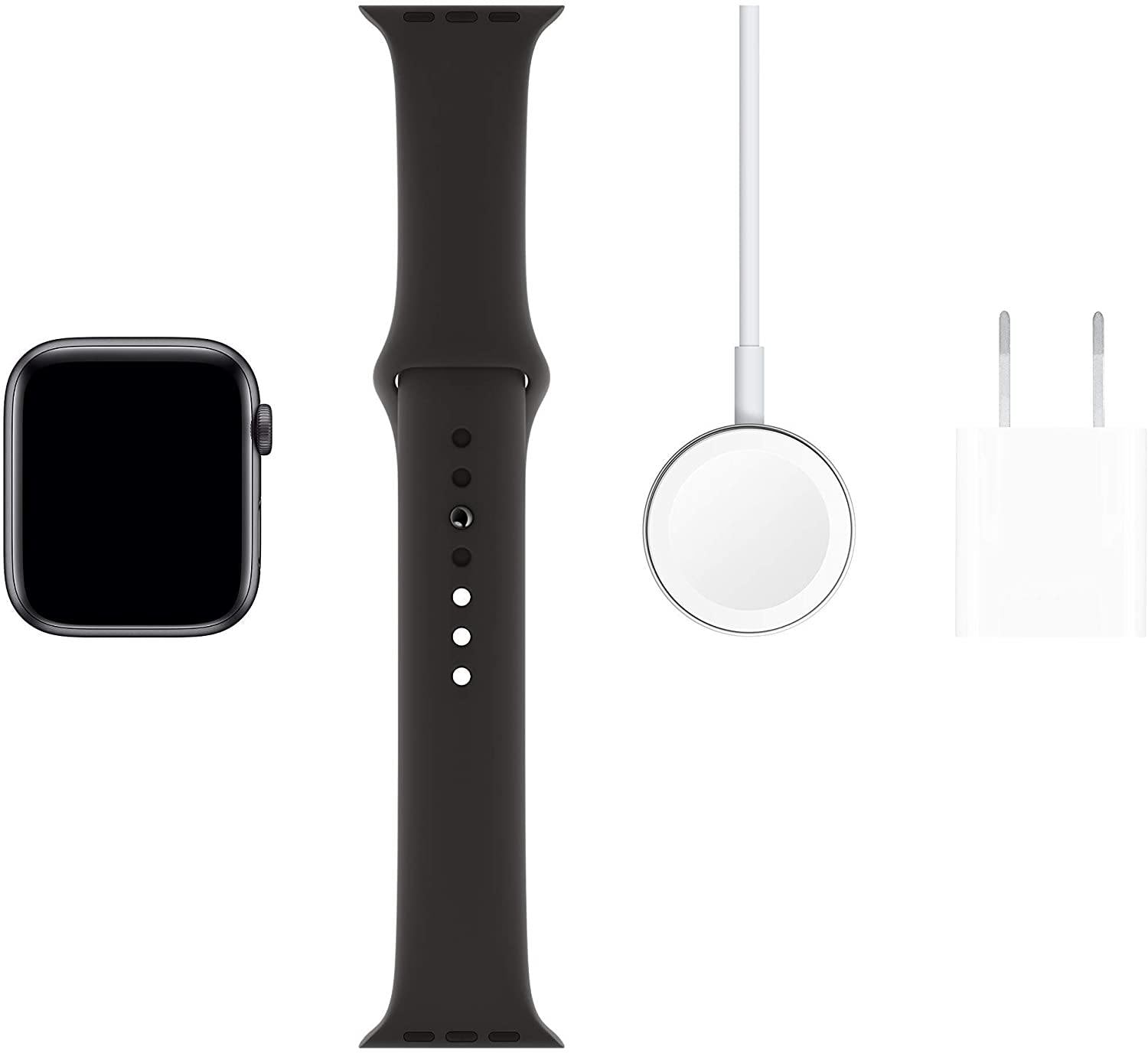Apple Watch Series 5 (GPS + Cellular, 40MM) - Gold Aluminum Case with Pink Sand Sport Band (Renewed) - JOY2ESpree