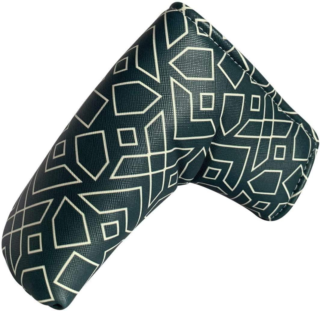 Yopral Golf Blade Putter Cover Green Headcover for Golf Clubs - JOY2ESpree