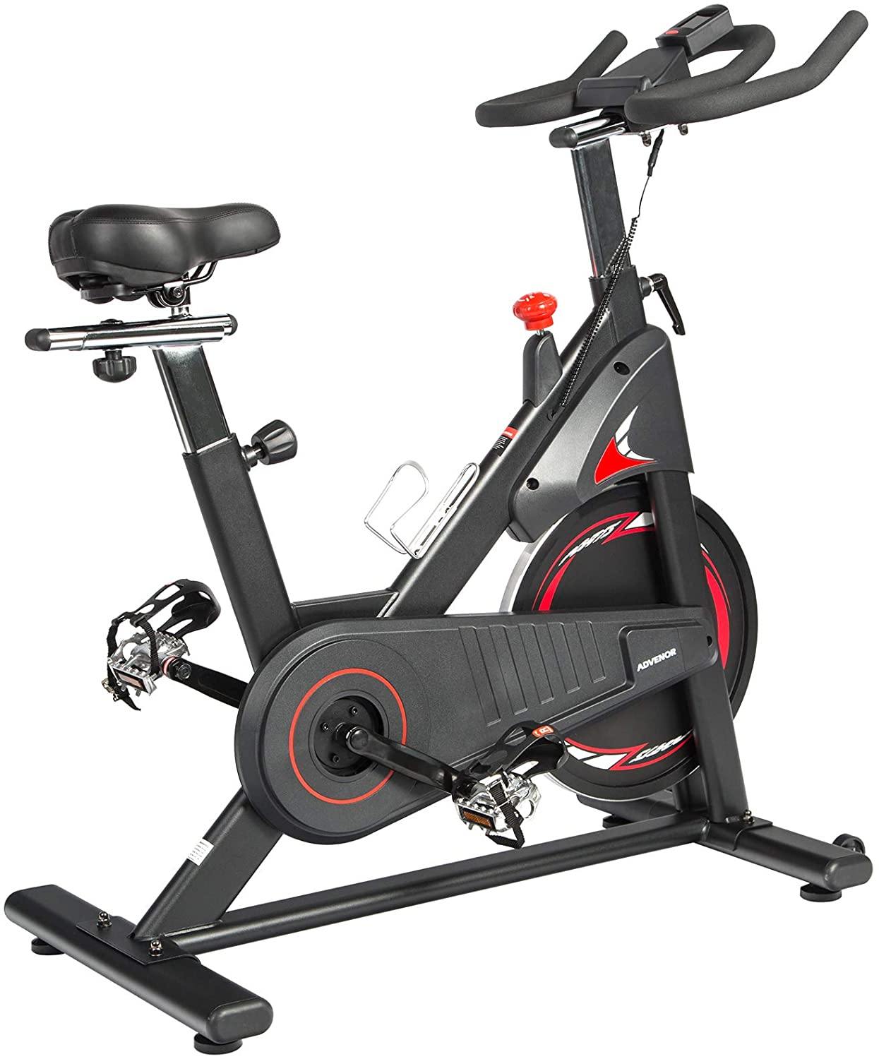 ADVENOR Magnetic Resistance Exercise Bike, Indoor Stationary Bikes - JOY2ESpree
