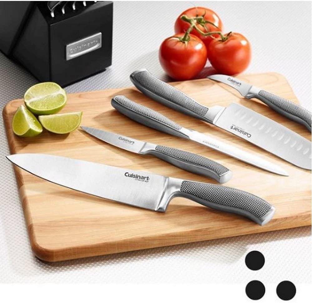 Cuisinart C77SS-15P Graphix Collection 15-Piece Cutlery Knife Block Set, Stainless Steel - JOY2ESpree