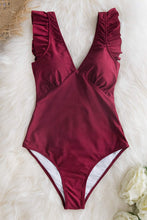 
                        
                          गैलरी व्यूवर में इमेज लोड करें, CUPSHE Women's One Piece Swimsuit V Neck Ruched Ruffle Shoulder Swimwear Bathing Suits
                        
                      