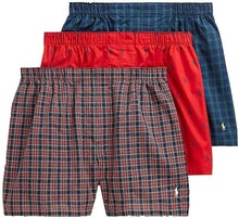 
                        
                          Cargar imagen en el visor de la galería, Polo Ralph Lauren Men's 3-Pack Classic Fit Packaged Woven Boxers
                        
                      