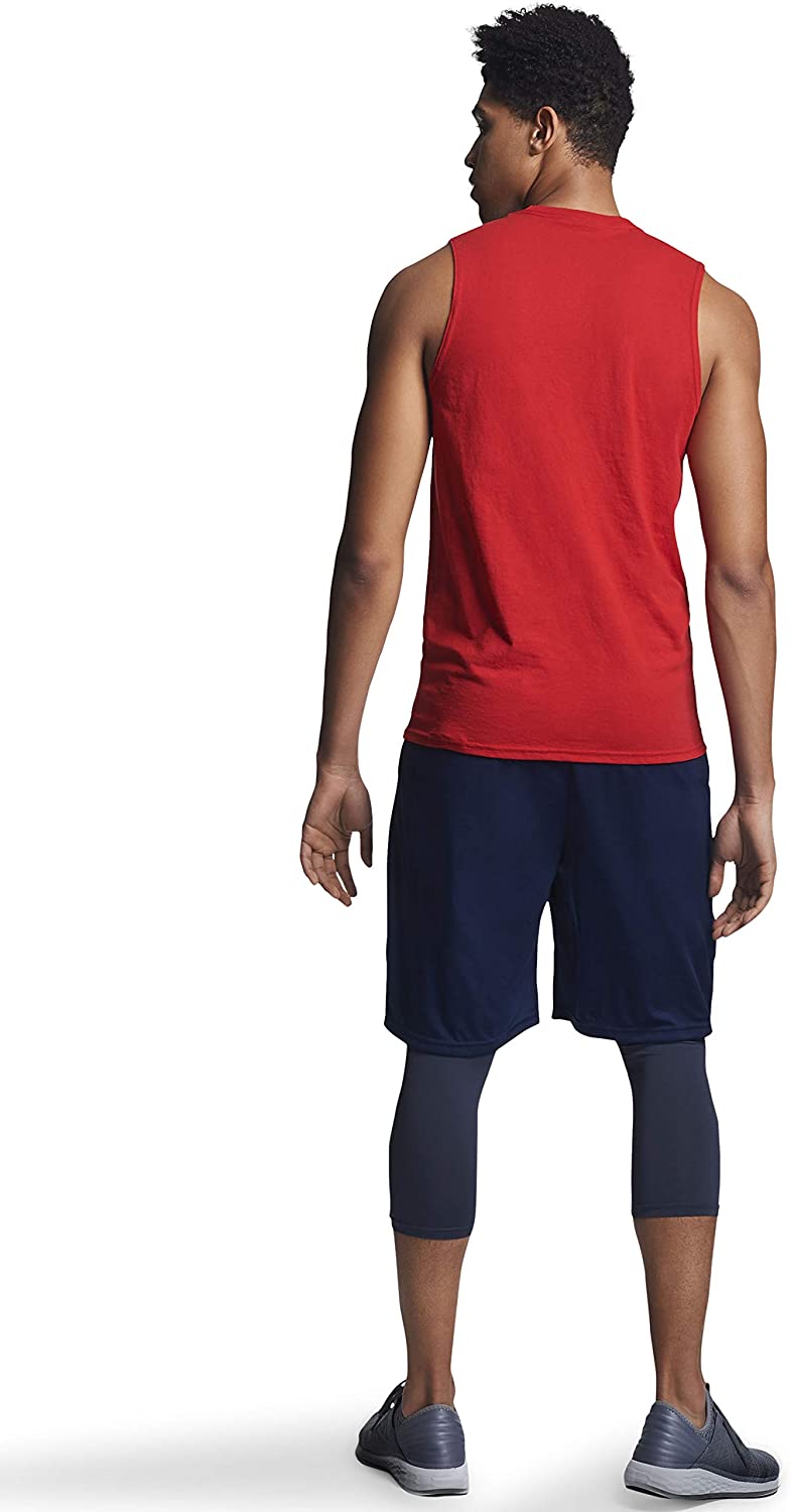 Russell Athletic Men's Cotton Performance Sleeveless Muscle T-Shirt