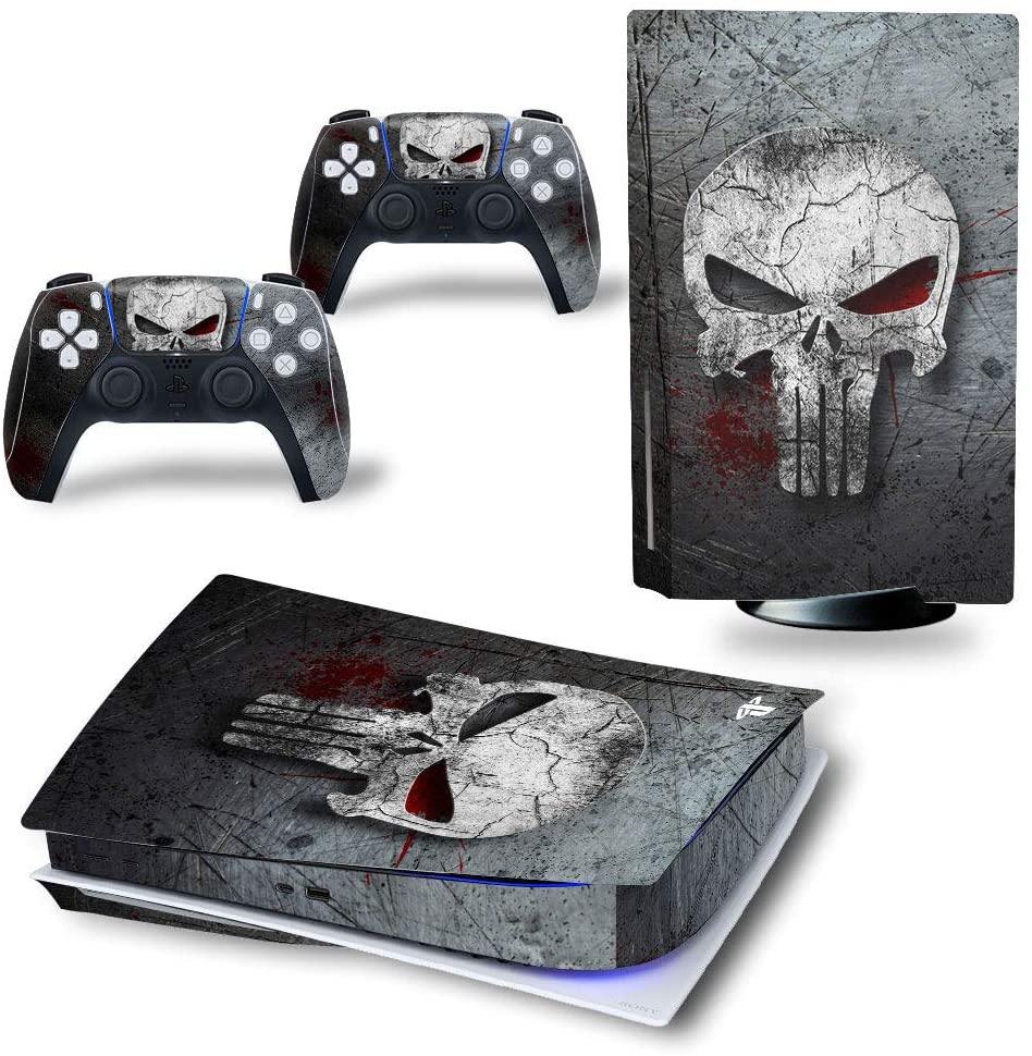 Mmoptop PS5 Skin Aven-GeRs for Playstation 5 Disc Version with Console and Dualsense Controller - Full Set - JOY2ESpree