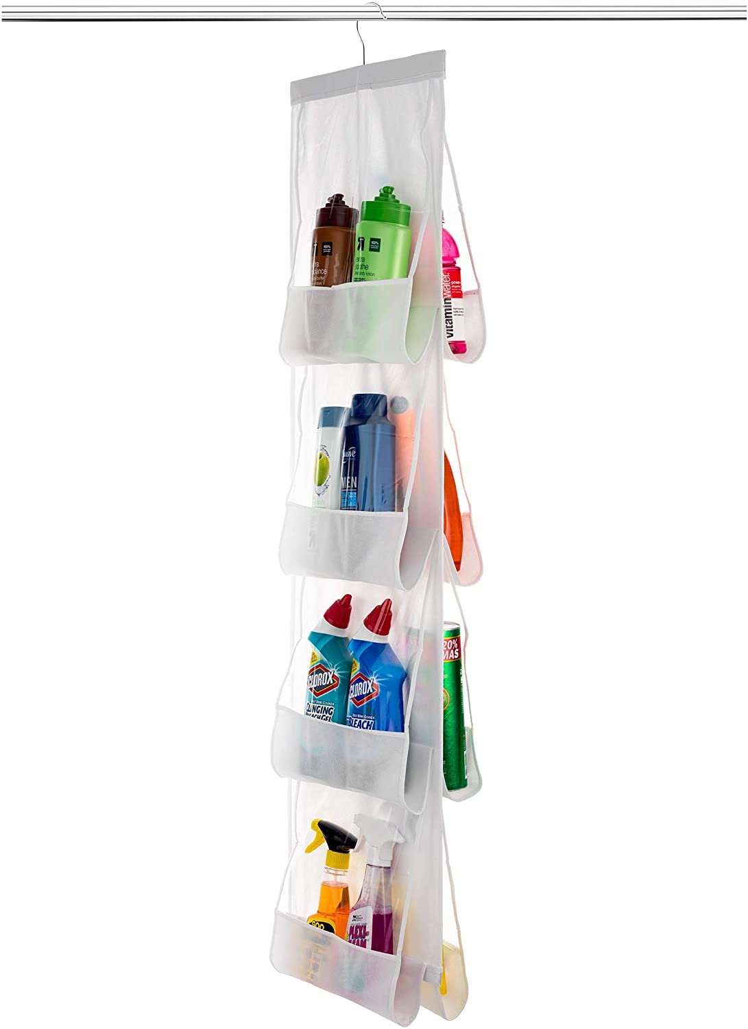 Zober Hanging Purse Organizer For Closet Clear Handbag Organizer
