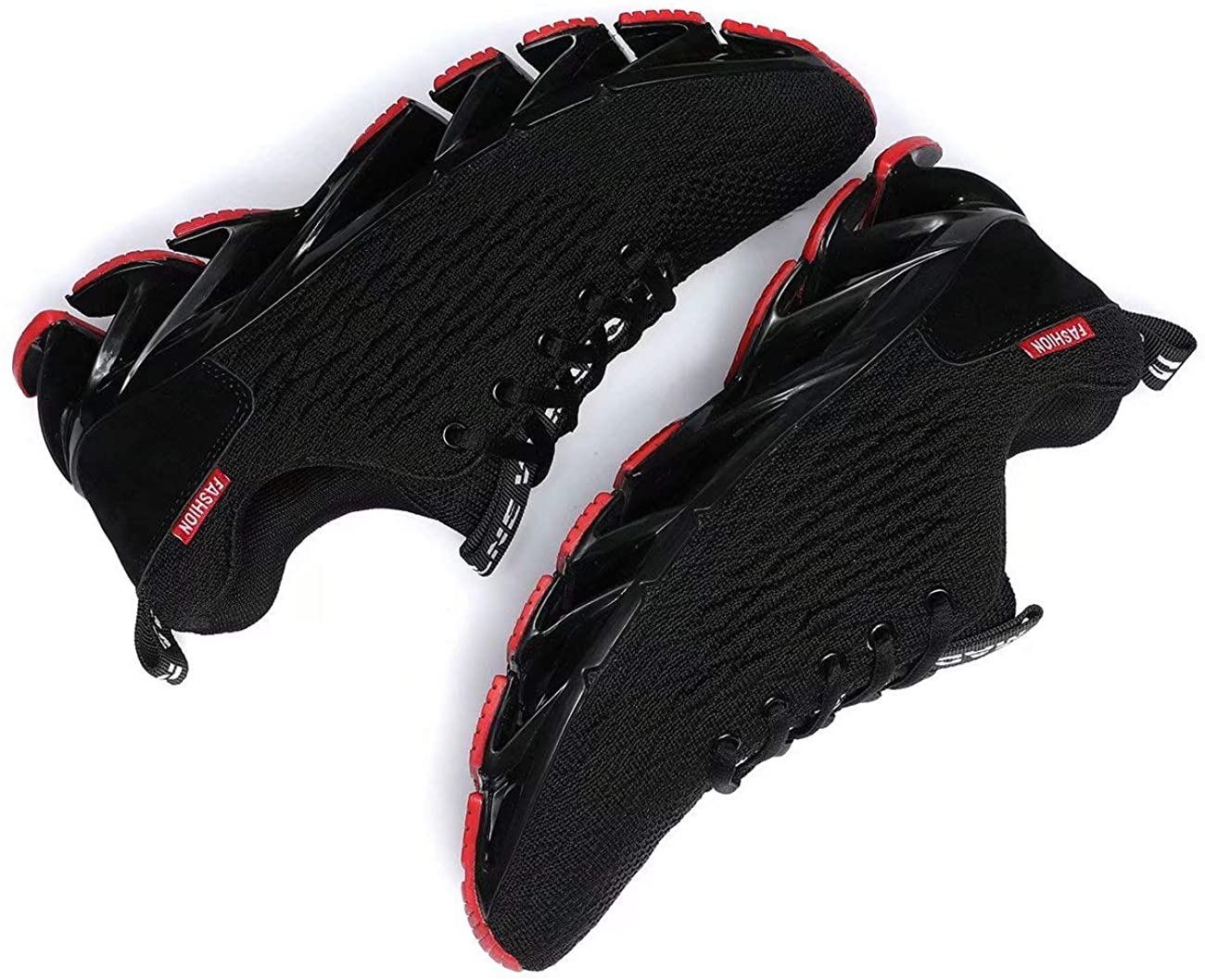 Pozvnn Mens Blade Sneakers Athletic Running Shoes Non Slip Walking Fashion Tennis Shoes