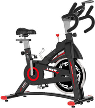 
                        
                          Muat gambar ke penampil Galeri, pooboo Indoor Cycling Bike Stationary - Exercise Bike with Comfortable Seat Cushion, iPad Holder &amp; LCD Monitor - JOY2ESpree
                        
                      