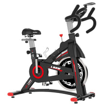 
                        
                          Muat gambar ke penampil Galeri, pooboo Indoor Cycling Bike Stationary - Exercise Bike with Comfortable Seat Cushion, iPad Holder &amp; LCD Monitor - JOY2ESpree
                        
                      