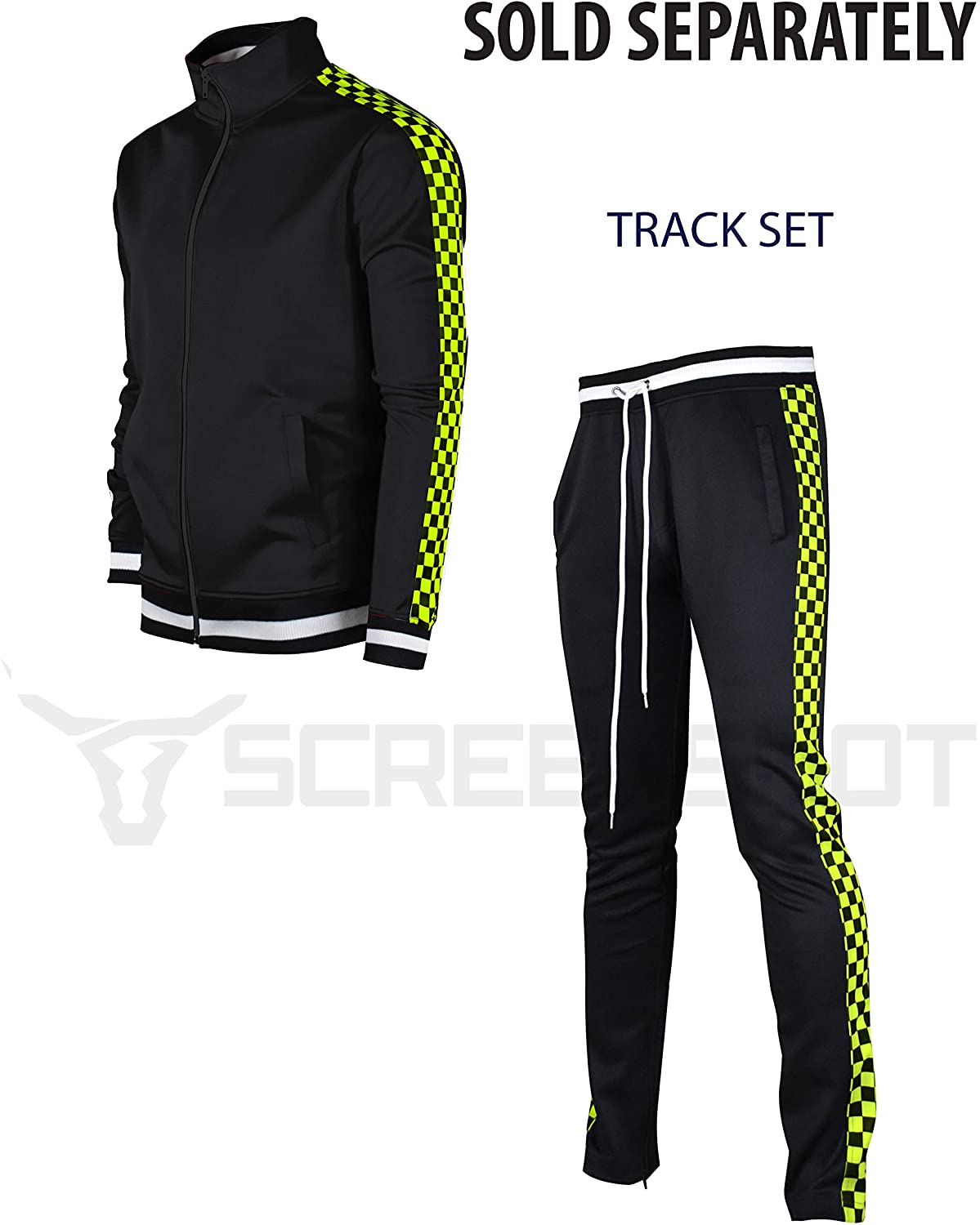 Screenshotbrand Mens Hip Hop Premium Slim Fit Track Pants
