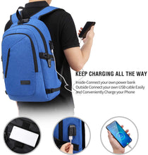 
                        
                          Load image into Gallery viewer, Laptop Backpack,Business Travel Anti Theft Backpack for Men Women with USB Charging Port
                        
                      