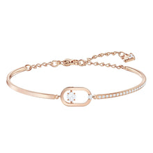 
                        
                          गैलरी व्यूवर में इमेज लोड करें, Swarovski Sparkling Dance North Women's Bangle Bracelet with Clear Swarovski Crystals and Matching Pavé on a Rose-Gold Tone Plated Setting - JOY2ESpree
                        
                      