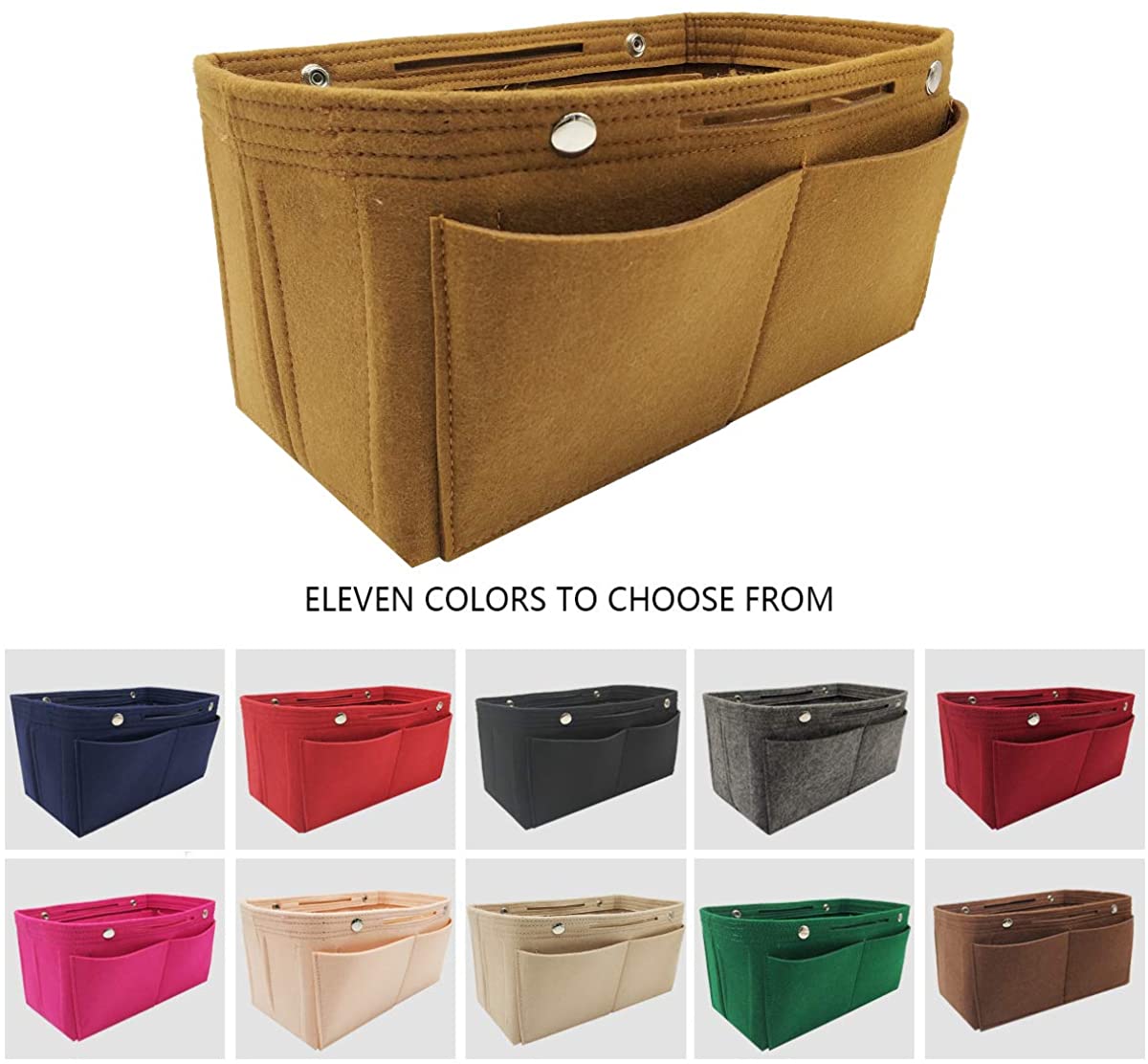 Felt Purse Organizer Insert Bag organizer Multi Pocket Bag in Bag Organizer Shaper