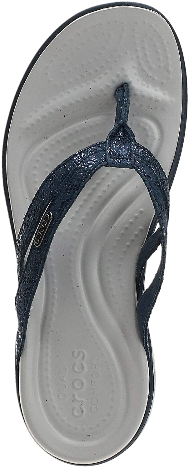 Crocs Women's Capri Strappy Flip Flop | Casual Comfortable Sandals