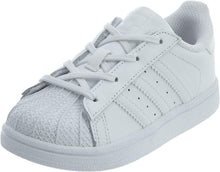 
                        
                          Muat gambar ke penampil Galeri, adidas Originals Unisex-Baby Superstar Elastic Sneaker, White/White/White
                        
                      