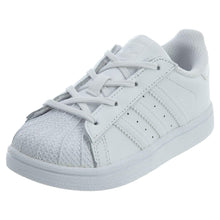 
                        
                          Muat gambar ke penampil Galeri, adidas Originals Unisex-Baby Superstar Elastic Sneaker, White/White/White
                        
                      