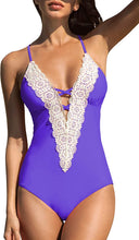 
                        
                          Muat gambar ke penampil Galeri, CUPSHE Fashion Women's Ladies Vintage Lace Bikini Sets Beach Swimwear Bathing Suit
                        
                      