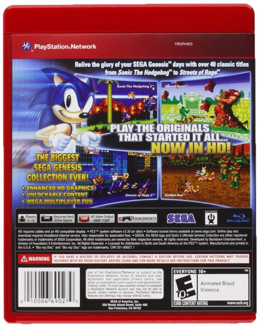 Sonic's Ultimate Genesis Collection (Greatest Hits) - PlayStation 3 - JOY2ESpree