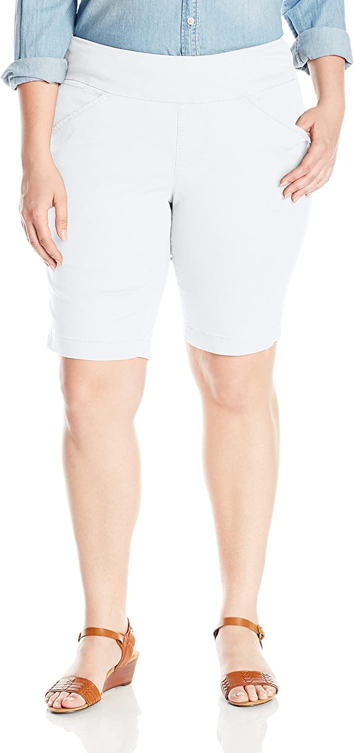 Jag Jeans Women's Plus-Size WM Ainsley Pull-On Bermuda Short In Bay Twill