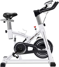 
                        
                          Load image into Gallery viewer, IDEER LIFE Indoor Cycling Bike Stationary Exercise Bike for Home Cardio Workout Smooth Drive - JOY2ESpree
                        
                      