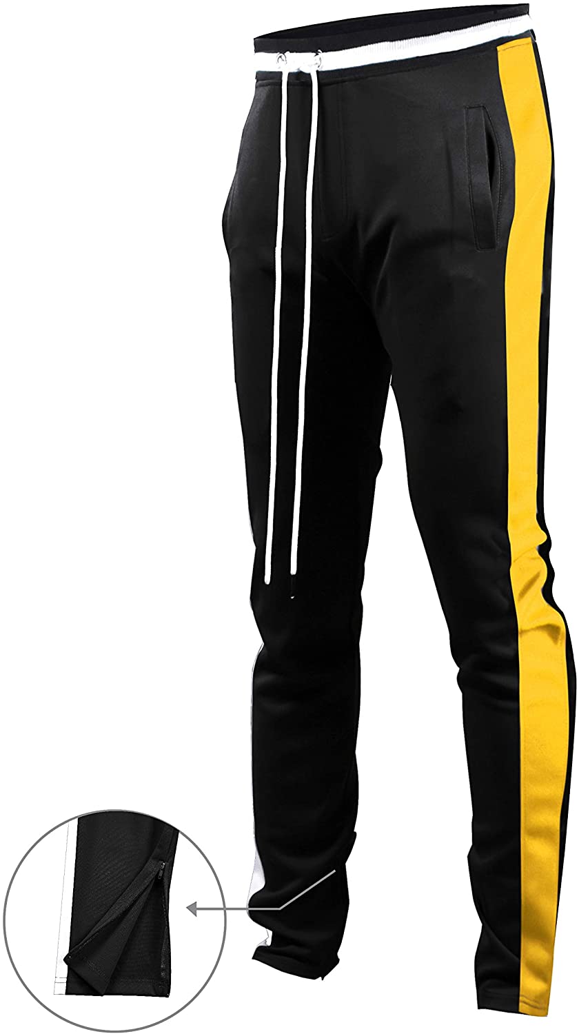 Screenshotbrand Mens Hip Hop Premium Slim Fit Track Pants