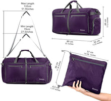 
                        
                          画像をギャラリービューアに読み込む, Gonex 150L Travel Duffel Bag Foldable Extra Large Duffle Bag XL Heavy Duty for Men Women for Luggage Shopping Gray
                        
                      