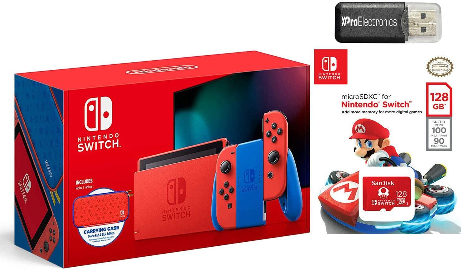 Nintendo Switch Animal Crossing: New Horizons with Sandisk 256GB MicroSD Card and MicroSD Card Reader Bundle - JOY2ESpree