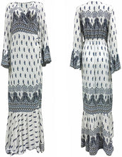 
                        
                          गैलरी व्यूवर में इमेज लोड करें, R.Vivimos Womens Summer Long Sleeve Cardigan Sexy Maxi Dresses
                        
                      