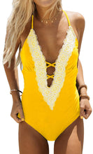 
                        
                          Muat gambar ke penampil Galeri, CUPSHE Fashion Women's Ladies Vintage Lace Bikini Sets Beach Swimwear Bathing Suit
                        
                      