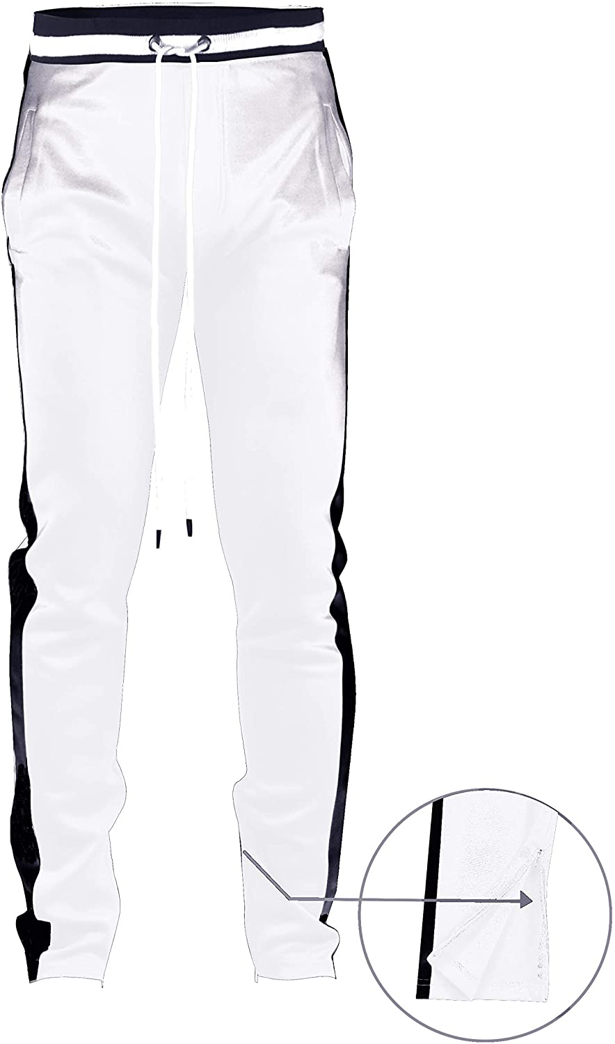 Screenshotbrand Mens Hip Hop Premium Slim Fit Track Pants
