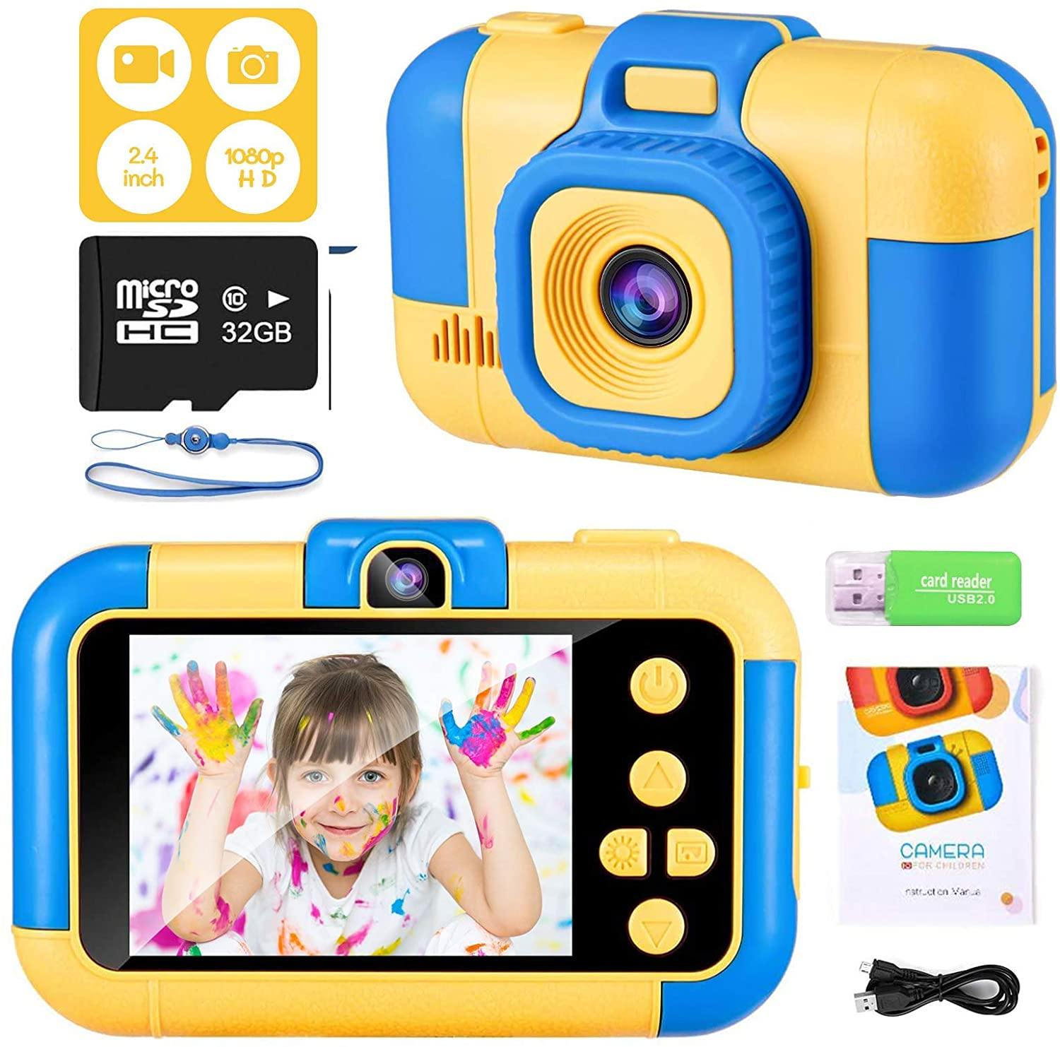 Camera for Kids Digital Camera Kids Selfie Toddler Camera for Boys Age 6-8 - JOY2ESpree