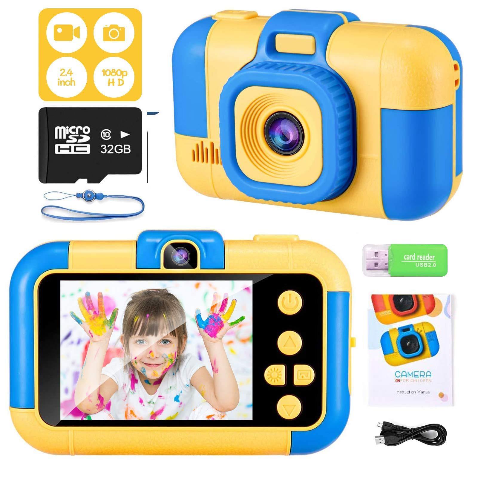 Camera for Kids Digital Camera Kids Selfie Toddler Camera for Boys Age 6-8 - JOY2ESpree