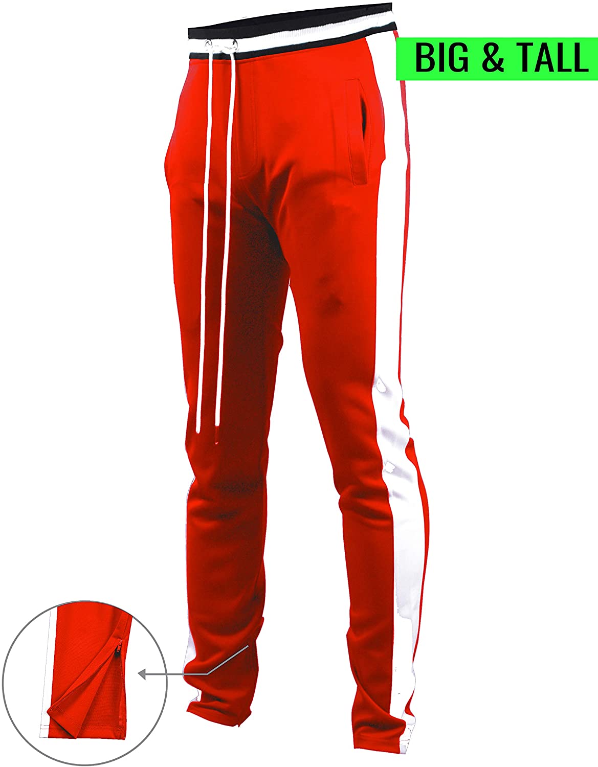 Screenshotbrand Mens Hip Hop Premium Slim Fit Track Pants