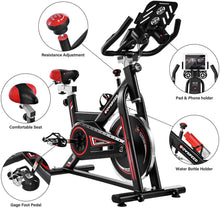 
                        
                          將圖片載入圖庫檢視器 Houssem Indoor Cycling Bike, Stationary Exercise Bike for Home Gym, Workout Flywheel Bicycles, Belt Drive, Resistance Adjustment - JOY2ESpree
                        
                      