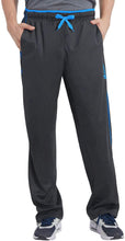 
                        
                          गैलरी व्यूवर में इमेज लोड करें, Duuluup Mens Jogger Sweatpants with Pockets Open Bottom Elastic Waist Workout Pants for Training Track Running - JOY2ESpree
                        
                      