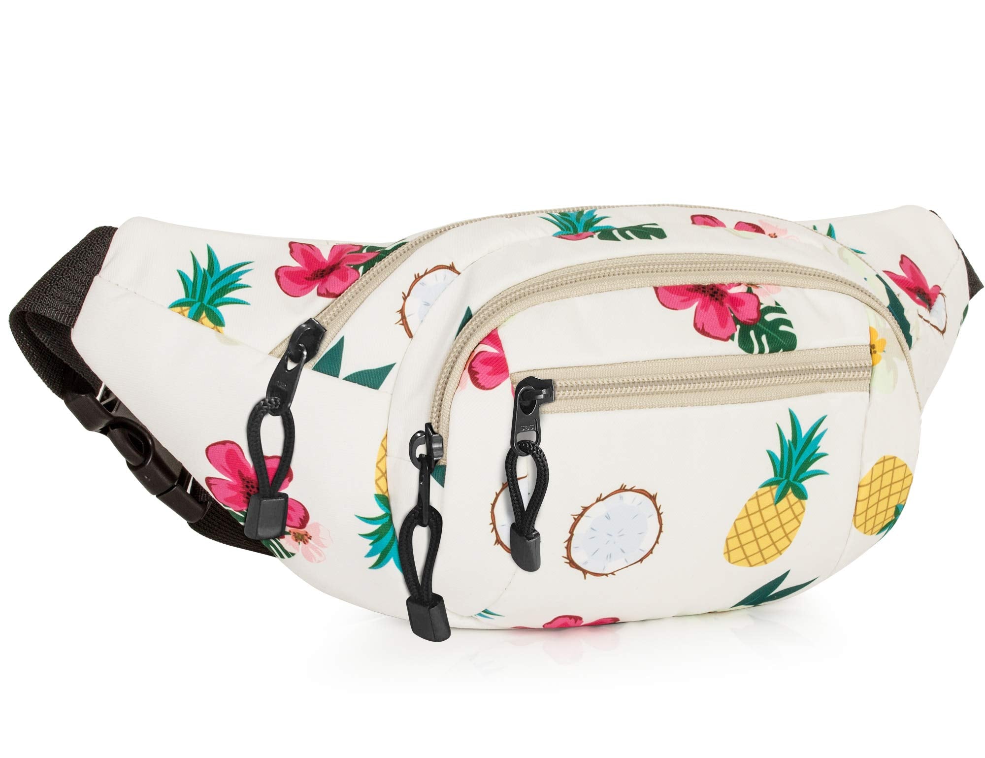 TOPERIN Fashion Fanny Pack Cute Running Belt Waist Pack Running Waist Bag Belt
