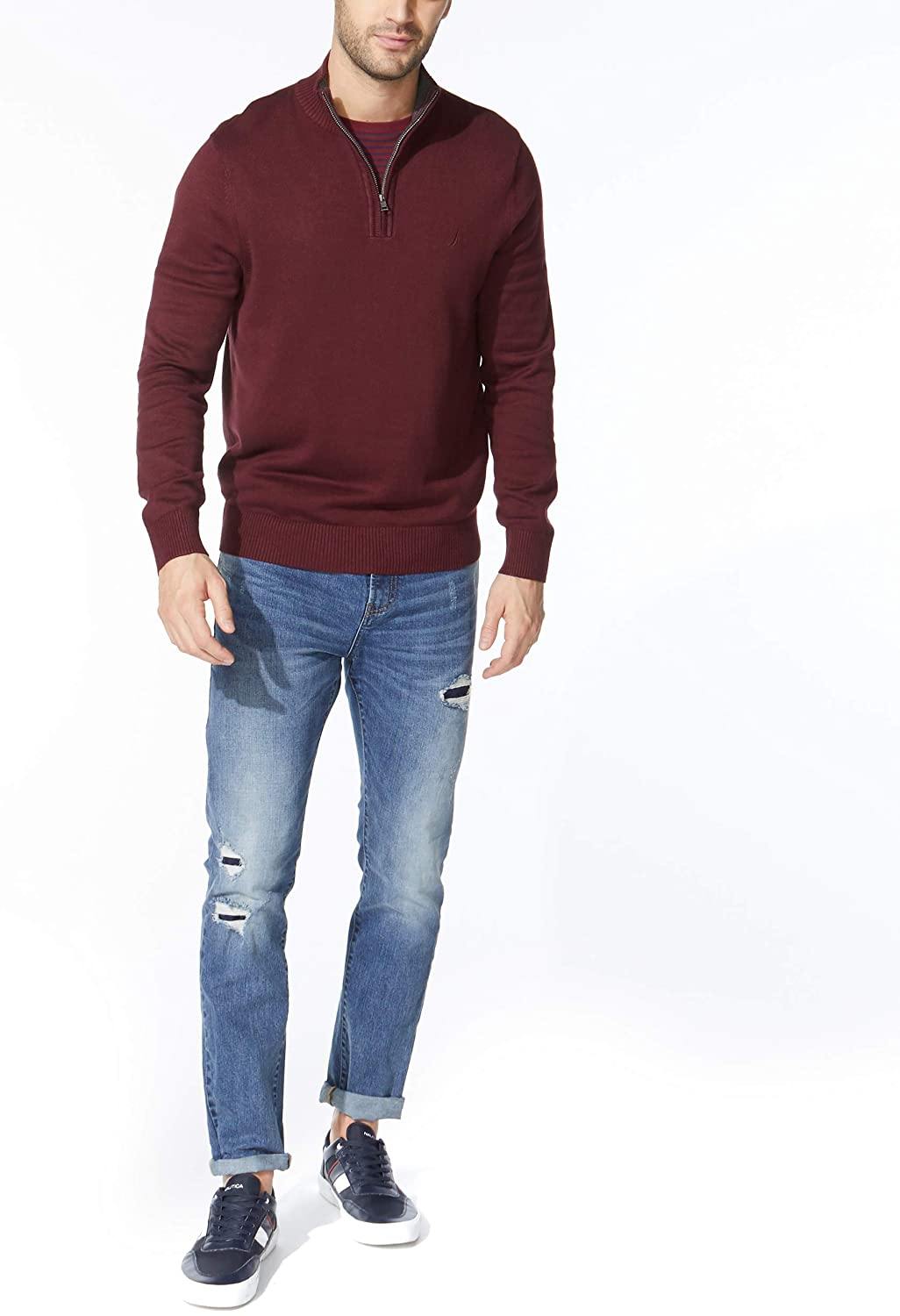 Nautica Men's Quarter-Zip Sweater - JOY2ESpree