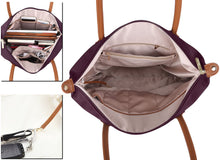 
                        
                          Load image into Gallery viewer, NNEE Water Resistance Nylon Tote Bag &amp; Multiple Pocket Design
                        
                      